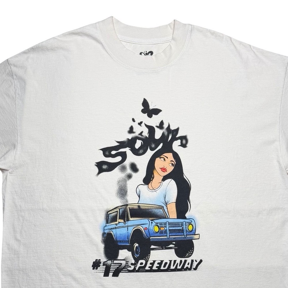Olivia Rodrigo #17 Speedway Sour shirt